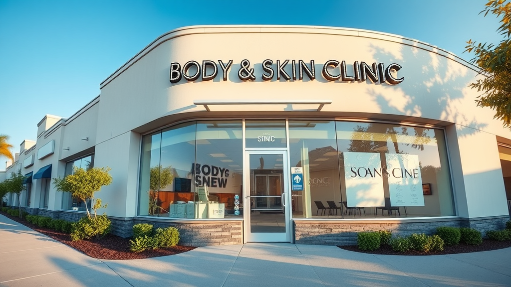 Body & Skin Clinic winkelgevel waar men cellulitis behandelen kan.